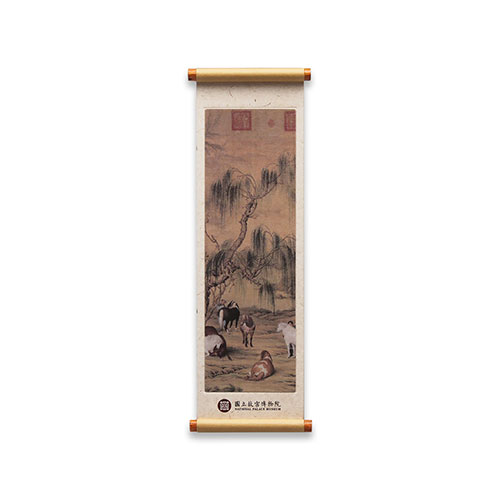 程章 八駿圖 故宮精品網路商城- 八駿圖卷軸磁鐵