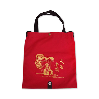 真作/馬岱宗/佛心/布袋屋掛軸HE-411 故宮精品網路商城- 天后安瀾圖紋帆布袋