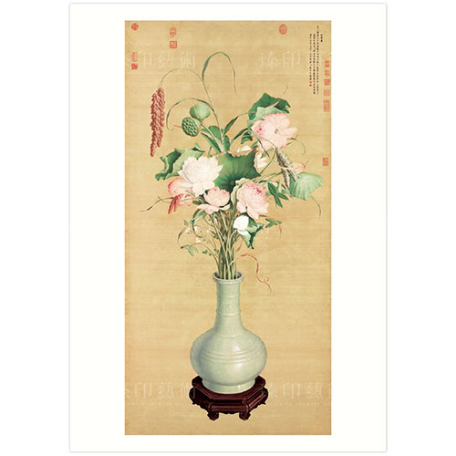 故宮精品網路商城- B4小畫片-清郎世寧聚瑞圖