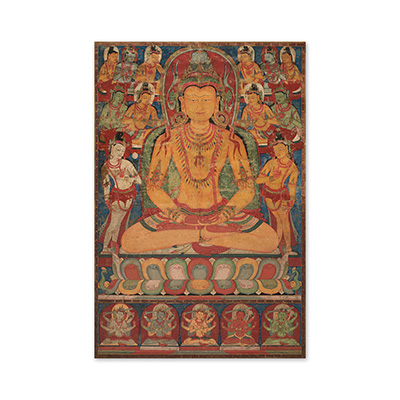 故宮精品網路商城- 明信片：西藏十三世紀阿彌陀佛唐卡