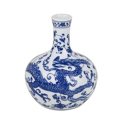 Product info: 故宮青花龍紋天球瓶 ( 中 )