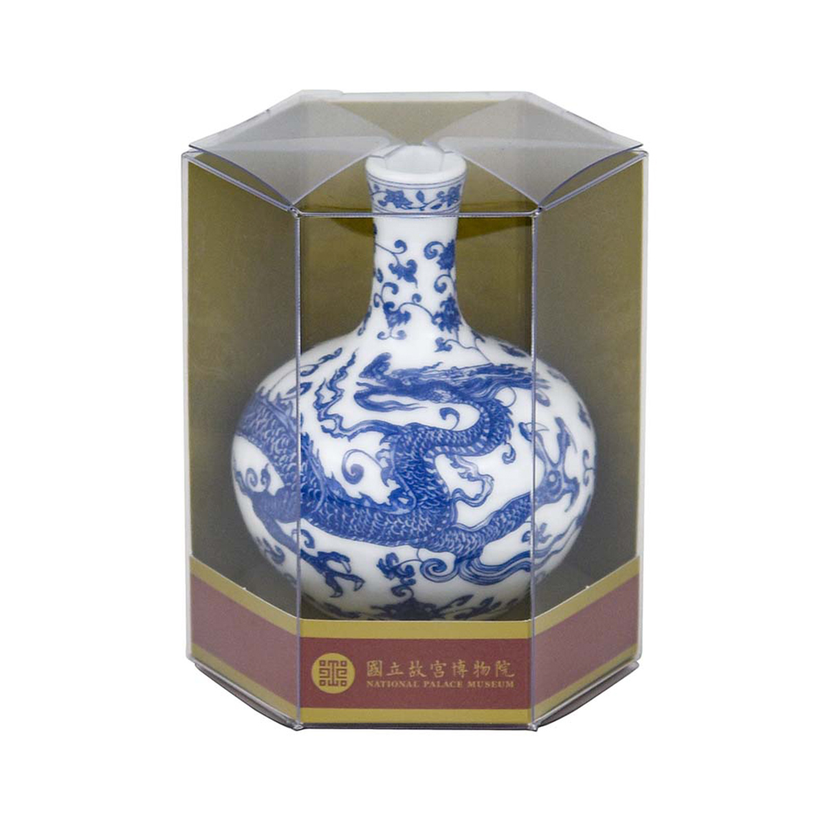 青花龍紋天球瓶 国立故宮博物院オンラインストア - 青花竜紋天球瓶小