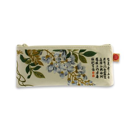 Product info: 故宮紫藤書香筆袋