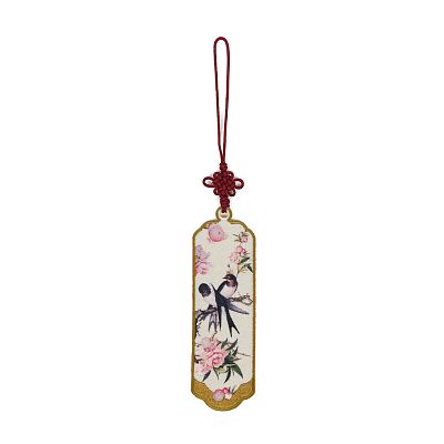 Product info: 郎世寧刺繡書籤桃花