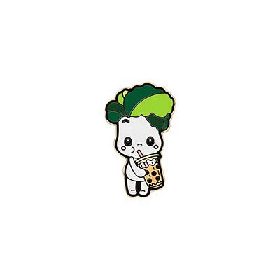 Product info: 小翠金屬徽章珍奶