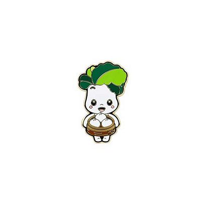 Product info: 小翠金屬徽章小籠包