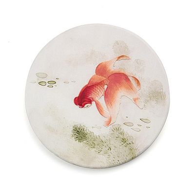 Product info: 故宮雅緻杯墊魚藻