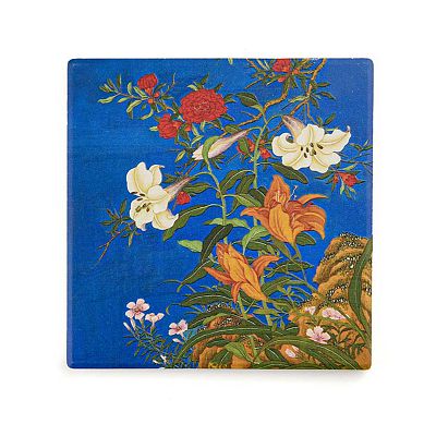 Product info: 故宮雅緻杯墊合歡上壽