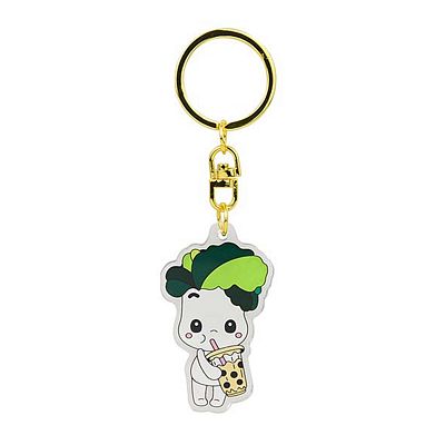 Product info: 小翠透明鑰匙圈珍奶