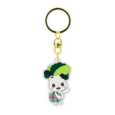 Product info: 小翠透明鑰匙圈茄芷袋