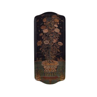 Product info: 故宮藝術托盤菊花廉