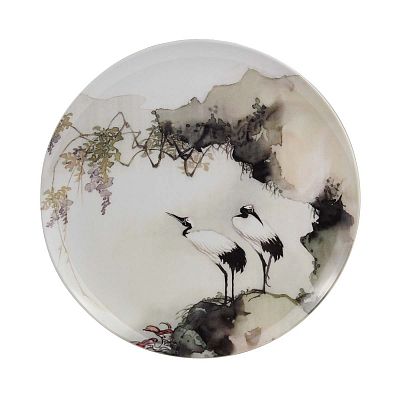 Product info: 故宮藝術圓盤雙鶴