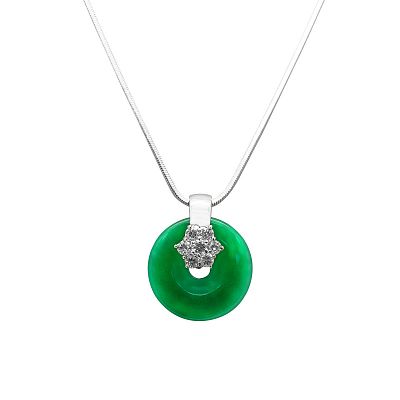 Product info: 環形玉墜飾