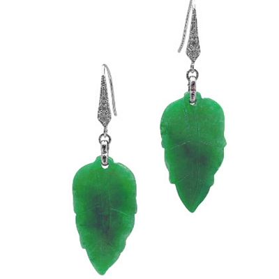 Product info: 翠玉耳環飾品