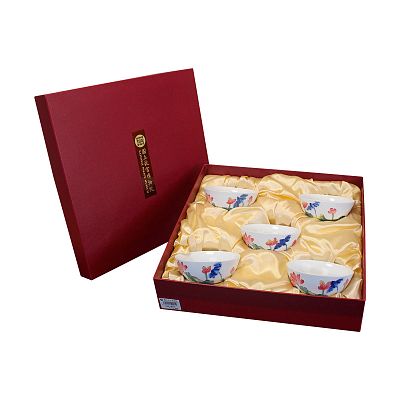 Product info: 荷開五韻碗組