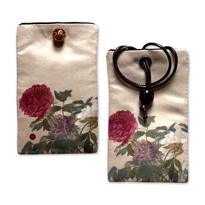 Product info: 國寶卡包花卉牡丹