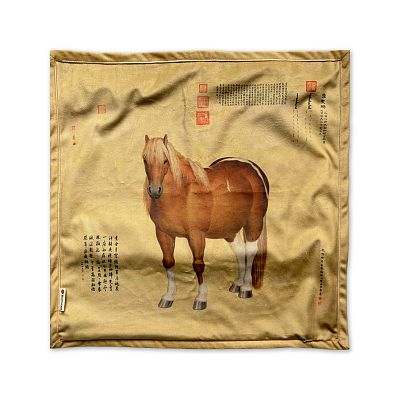 Product info: 靠墊套雪點鵰