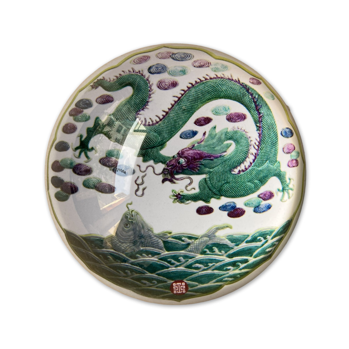 故宮精品網路商城- 故宮紙鎮魚龍圖