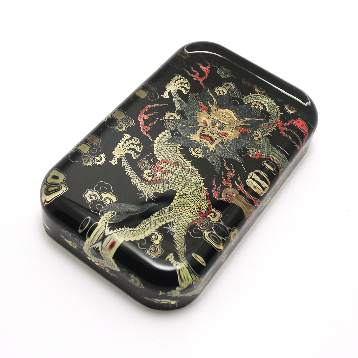故宮精品網路商城- 故宮紙鎮黑漆金龍紋