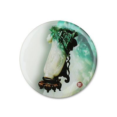 Product info: 故宮磁貼翠玉白菜