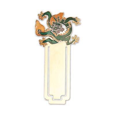 Product info: 景泰藍龍書夾 (綠色)