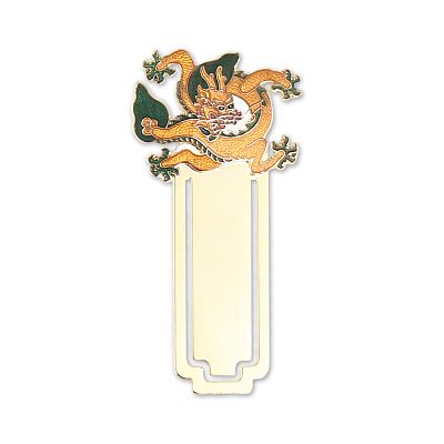 Product info: 景泰藍龍書夾 (黃色)