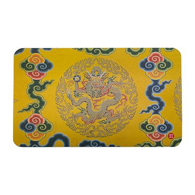 Product info: 明黃地團龍滑鼠墊