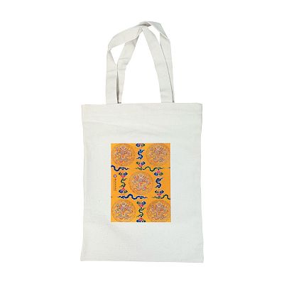 Product info: 明黃地團龍帆布袋B