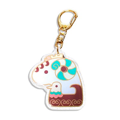 Product info: 閃亮鑰匙圈-羊首