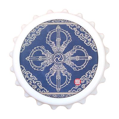 Product info: 十字金剛杵馬口鐵開瓶器