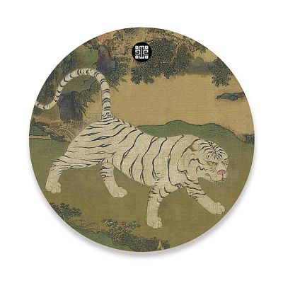 Product info: 藝術杯墊-白虎