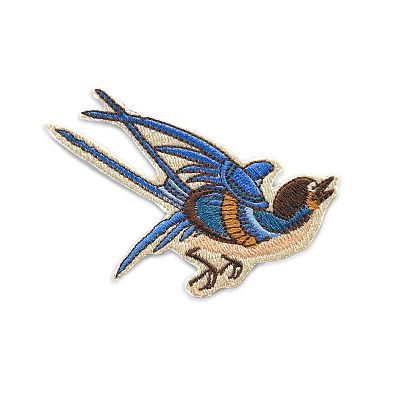 Product info: 刺繡布貼(飛燕迎春)