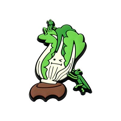Product info: 軟膠造型吸鐵-翠玉白菜