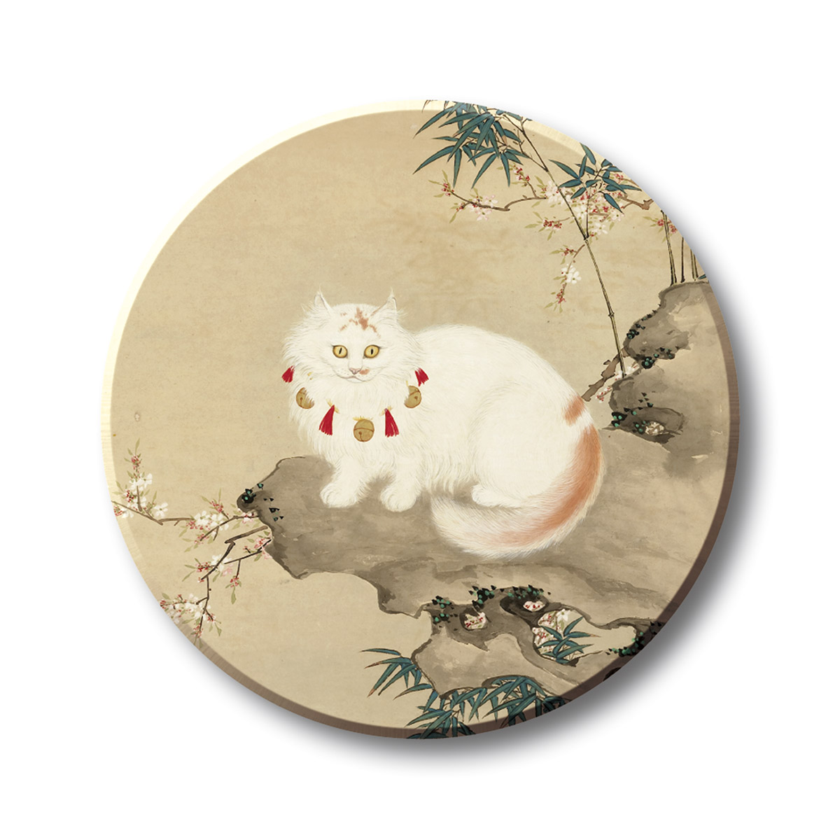 故宮精品網路商城- 貓竹吸水杯墊