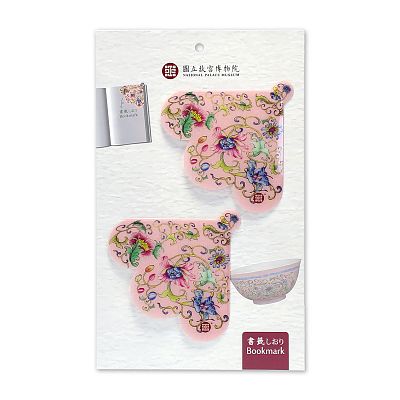 Product info: 粉地番蓮書籤