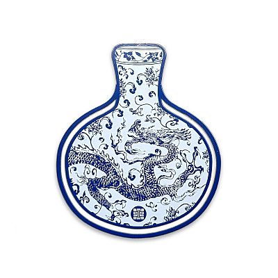 Product info: 青花龍紋天球瓶書籤