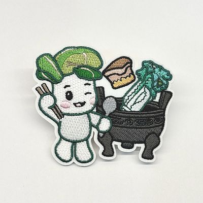Product info: 小翠吃火鍋刺繡磁鐵