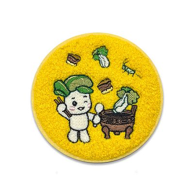 Product info: 小翠吃火鍋刺繡杯墊