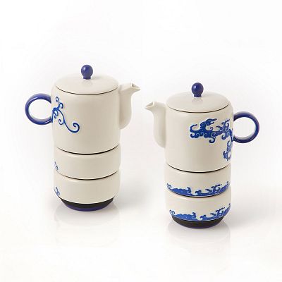 Product info: 青龍會雲旅行茶具組
