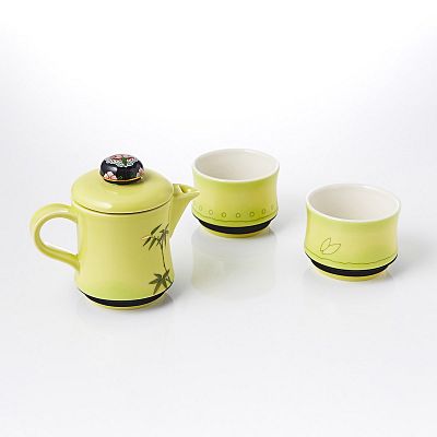 Product info: 富在知竹旅行茶具組