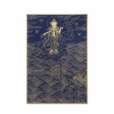 Product info: 故宮百年紀念描金佛卡系列-免水難觀音護登岸