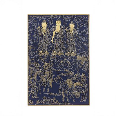 Product info: 故宮百年紀念描金佛卡系列-施無畏解脫怨賊難