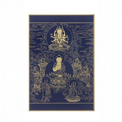 Product info: 故宮百年紀念描金佛卡系列-觀音現佛身說法