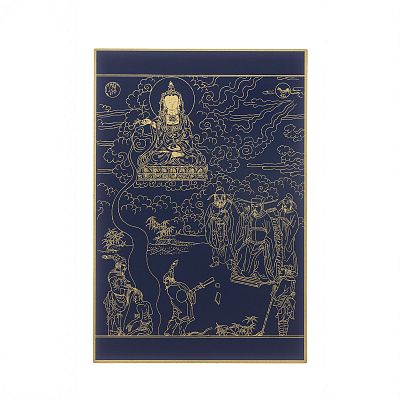 Product info: 故宮百年紀念描金佛卡系列-觀音救刑戮刀杖難