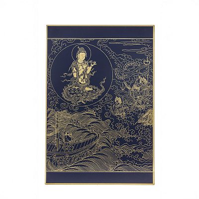 Product info: 故宮百年紀念描金佛卡系列-觀音救惡鬼非人難