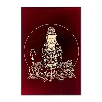 Product info: 故宮百年紀念玉虫塗卡系列- 觀音加持脫離囚難