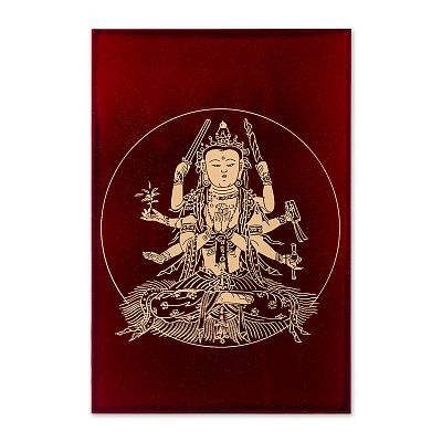 故宮百年紀念玉虫塗卡系列-<br>觀音現佛身說法