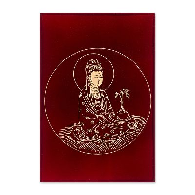 故宮百年紀念玉虫塗卡系列-<br>觀音現聲聞身說法