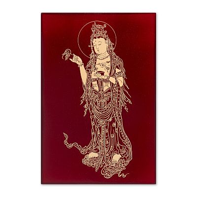 Product info: 故宮百年紀念玉虫塗卡系列- 觀音救高山墮落難