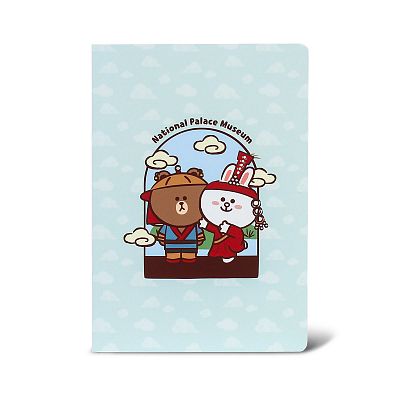 Product info: NPM | LINE FRIENDS  穿越故宮 25K加厚定頁筆記本 (元)